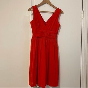 Trina Turk red dress midi size 4
